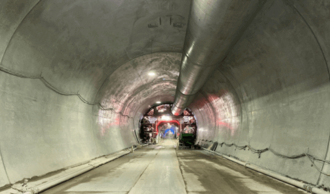 北海道新幹線二ツ森トンネル工事（予定）